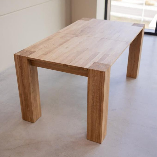 NordicStory Conjunto mesa de madera maciza Ontario y 6 sillas Provance Roble.Store