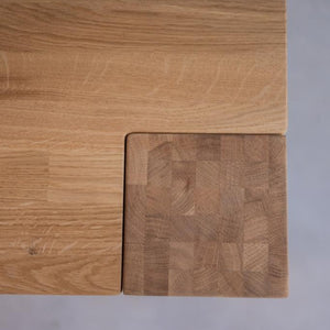 NordicStory Conjunto mesa de madera maciza Ontario y 6 sillas Provance Roble.Store