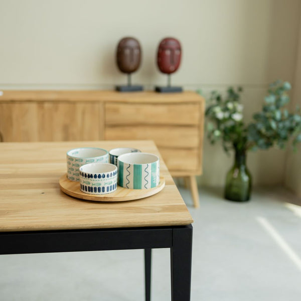 NordicStory Mesa de comedor de madera maciza roble MADRID Roble.Store