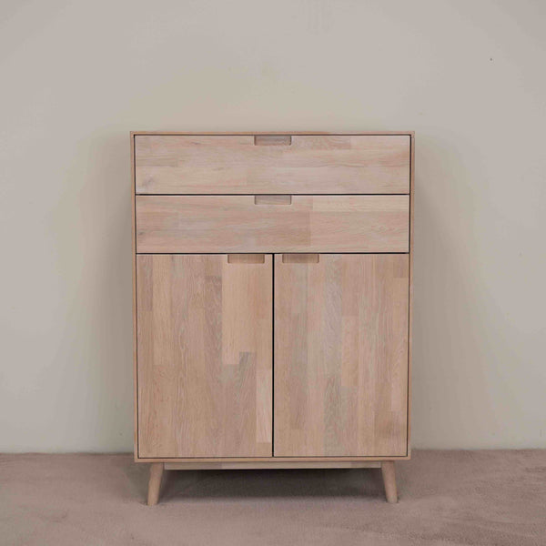 NordicStory Sinfonier Cómoda de madera maciza de roble Escandi 2 Roble.Store