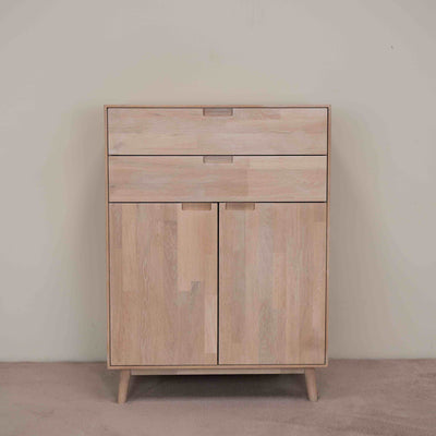 NordicStory Sinfonier Cómoda de madera maciza de roble Escandi 2 Roble.Store