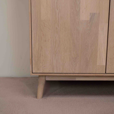 NordicStory Sinfonier Cómoda de madera maciza de roble Escandi 2 Roble.Store