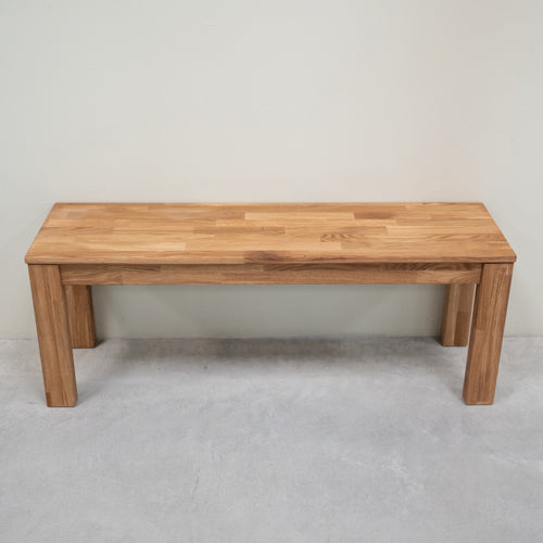 NordicStory Banco de madera maciza de roble Mauritz 4