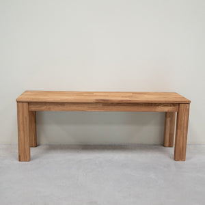 NordicStory Banco de madera maciza de roble Mauritz 4