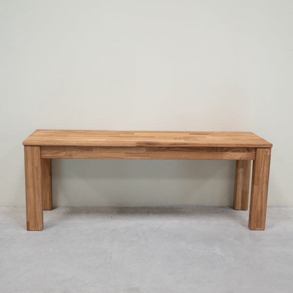 NordicStory Banco de madera maciza de roble Mauritz 4