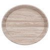 ordicStory Bandeja decorativa ovalada de madera maciza roble