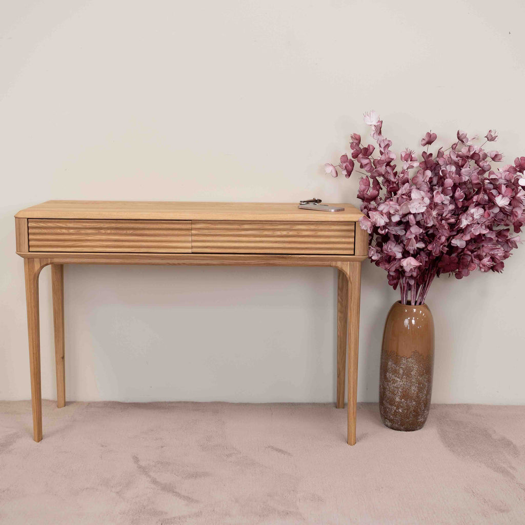 Mesa tocador de madera maciza roble Oxford RobleStore NordicStory