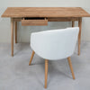 NordicStory Mesa escritorio de madera maciza de roble Escandi 1 140 x 60 x 75 cm.