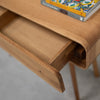 NordicStory Consola tocador de madera maciza roble Geneva, 110 x 35 x 80 cm.