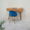 NordicStory Consola tocador de madera maciza roble Geneva, 110 x 35 x 80 cm.
