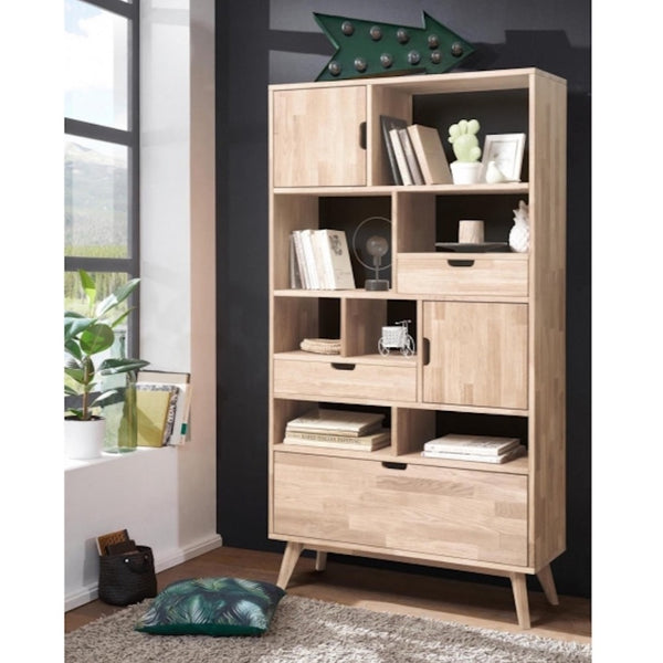 Roble.Store Libreria de madera maciza roble Escandi 3