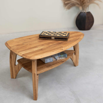 Roble.Store Mesa de centro de madera maciza de roble