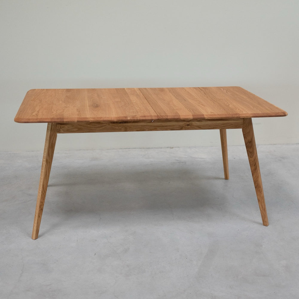 NordicStory Mesa de comedor extensible de madera maciza roble Geneva