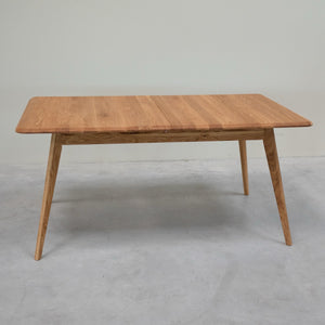 NordicStory Mesa de comedor extensible de madera maciza roble Geneva