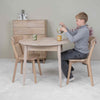 NordicStory Mesa de comedor redonda y extensible de madera maciza de roble Escandi 3 Roble.Store