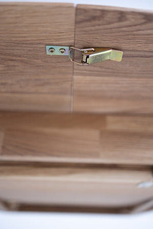 NordicStory Mesa extensible de comedor de madera maciza de roble Carmen