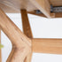 NordicStory Mesa extensible de comedor de madera maciza de roble 