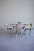 NordicStory Mesa extensible de comedor de madera maciza de roble Carmen