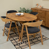 NordicStory Mesa extensible de comedor de madera maciza de roble Carmen Roble.Store