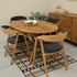 NordicStory Mesa extensible de comedor de madera maciza de roble Carmen Roble.Store