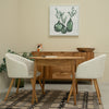 NordicStory Mesa de comedor redonda y extensible de madera maciza de roble Escandi 3 Roble.Store