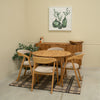 NordicStory Mesa de comedor redonda y extensible de madera maciza de roble Escandi 3 Roble.Store