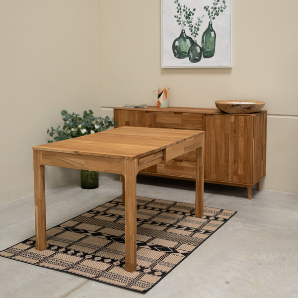 NordicStory Mesa extensible de comedor de madera maciza de roble Marsi Roble.Store