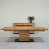 NordicStory Mesa de comedor extensible de madera maciza roble Bremen, 160-250 x 90 x 75 cm.