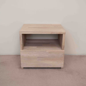 Roble.Store Mesita de noche de madera maciza de roble