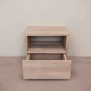 Roble.Store Mesita de noche de madera maciza de roble