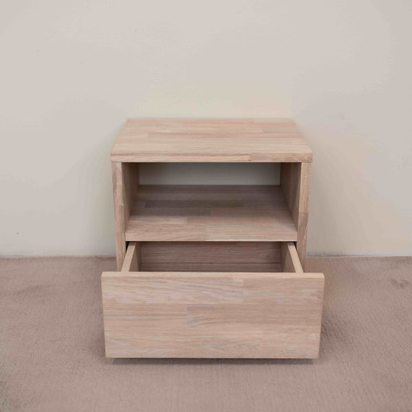 Roble.Store Mesita de noche de madera maciza de roble
