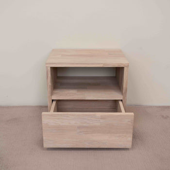 Roble.Store Mesita de noche de madera maciza de roble