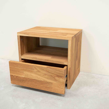 Roble.Store Mesita de noche de madera maciza de roble