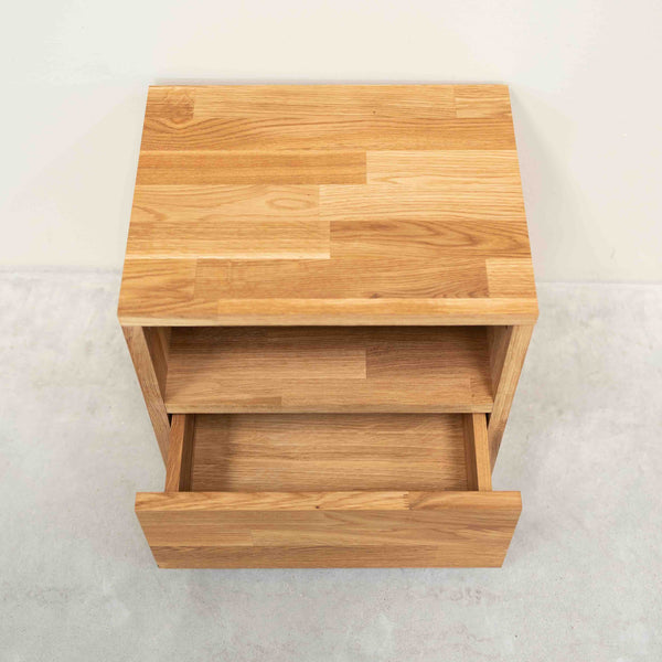Roble.Store Mesita de noche de madera maciza de roble
