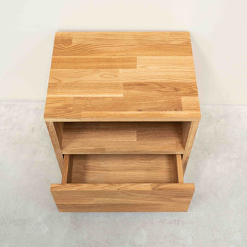 Roble.Store Mesita de noche de madera maciza de roble