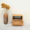 Roble.Store Mesita de noche de madera maciza de roble