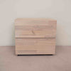 NordicStory Mesita de noche de madera maciza de roble sostenible
