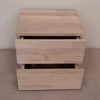 NordicStory Mesita de noche de madera maciza de roble sostenible