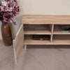 NordicStory Mueble de TV de madera maciza de roble sostenible
