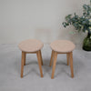 NordicStory Pack de 2 o 4 Taburetes de Comedor de Madera Maciza Diana, tapizado