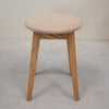 NordicStory Pack de 2 o 4 Taburetes de Comedor de Madera Maciza Diana, tapizado
