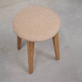 NordicStory Pack de 2 o 4 Taburetes de Comedor de Madera Maciza Diana, tapizado