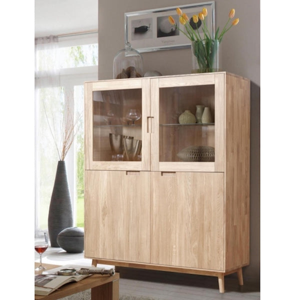 Roble.Store Vitrina de madera maciza roble