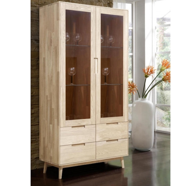 Roble.Store Vitrina de madera maciza roble