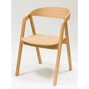 Veskor Pack de 2 o 4 Sillas de Comedor de Madera Maciza de Roble Knut Roble.Store