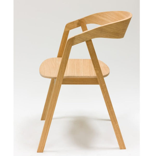 Veskor Pack de 2 o 4 Sillas de Comedor de Madera Maciza de Roble Knut Roble.Store