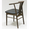 Veskor Pack de 2 o 4 Sillas de Comedor de Madera Maciza de Roble Dagmar, tapizado Negro Roble.Store