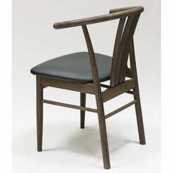 Veskor Pack de 2 o 4 Sillas de Comedor de Madera Maciza de Roble Dagmar, tapizado Negro Roble.Store