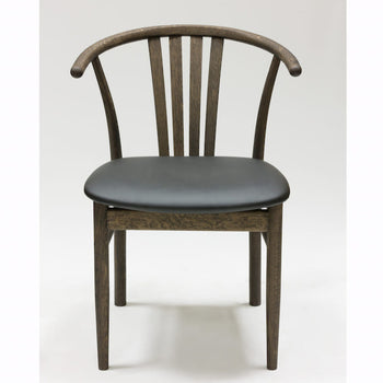 Veskor Pack de 2 o 4 Sillas de Comedor de Madera Maciza de Roble Dagmar, tapizado Negro Roble.Store