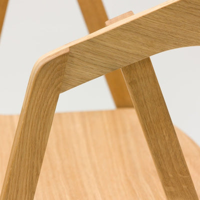 Veskor Pack de 2 o 4 Sillas de Comedor de Madera Maciza de Roble Knut Roble.Store